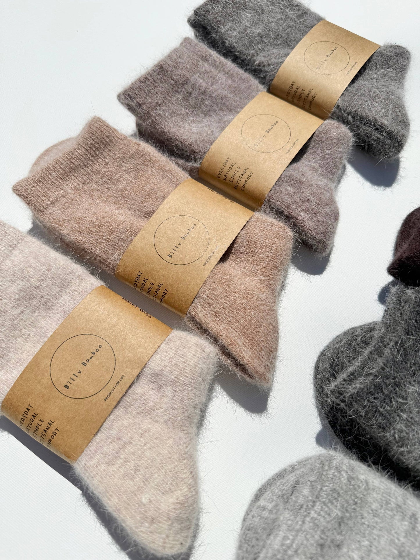 Billy Bamboo fluffy angora socks