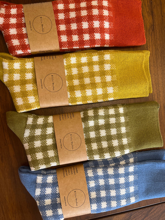 Billy Bamboo Cotswold Gingham Socks