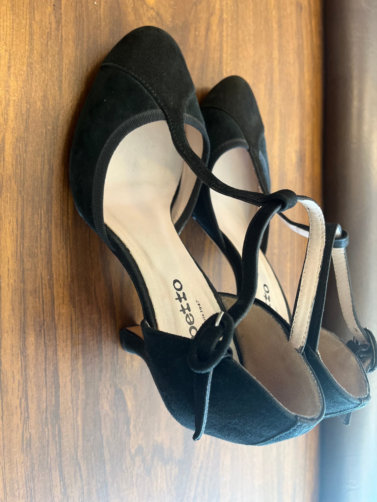 Repetto black heels, 38