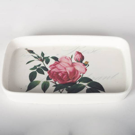 Porcelain Roses Tray
