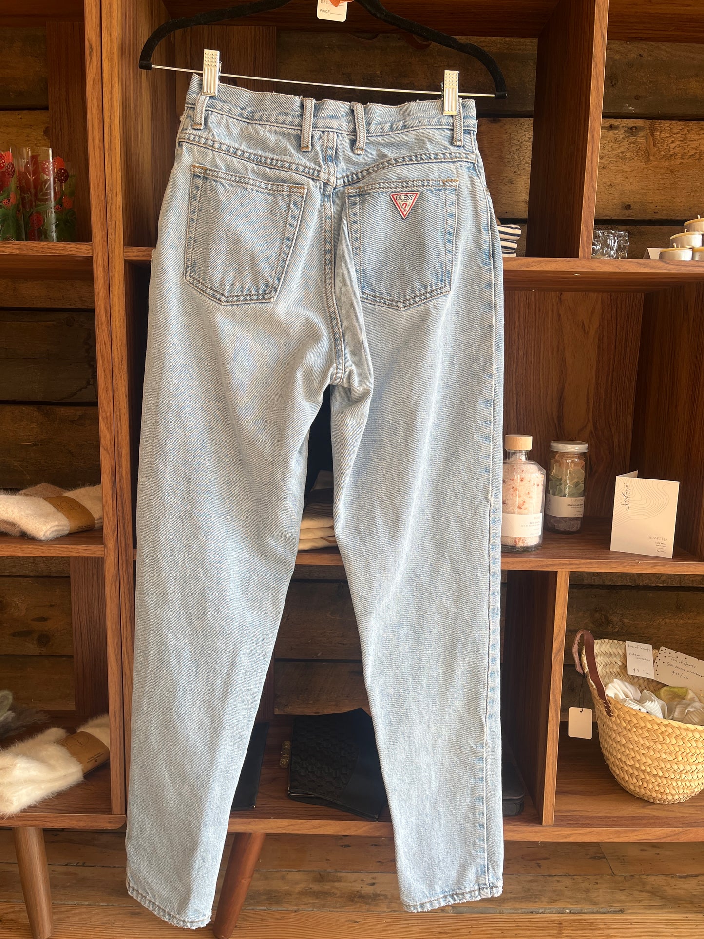Vintage Guess jeans mid-blue wash, 26” waist
