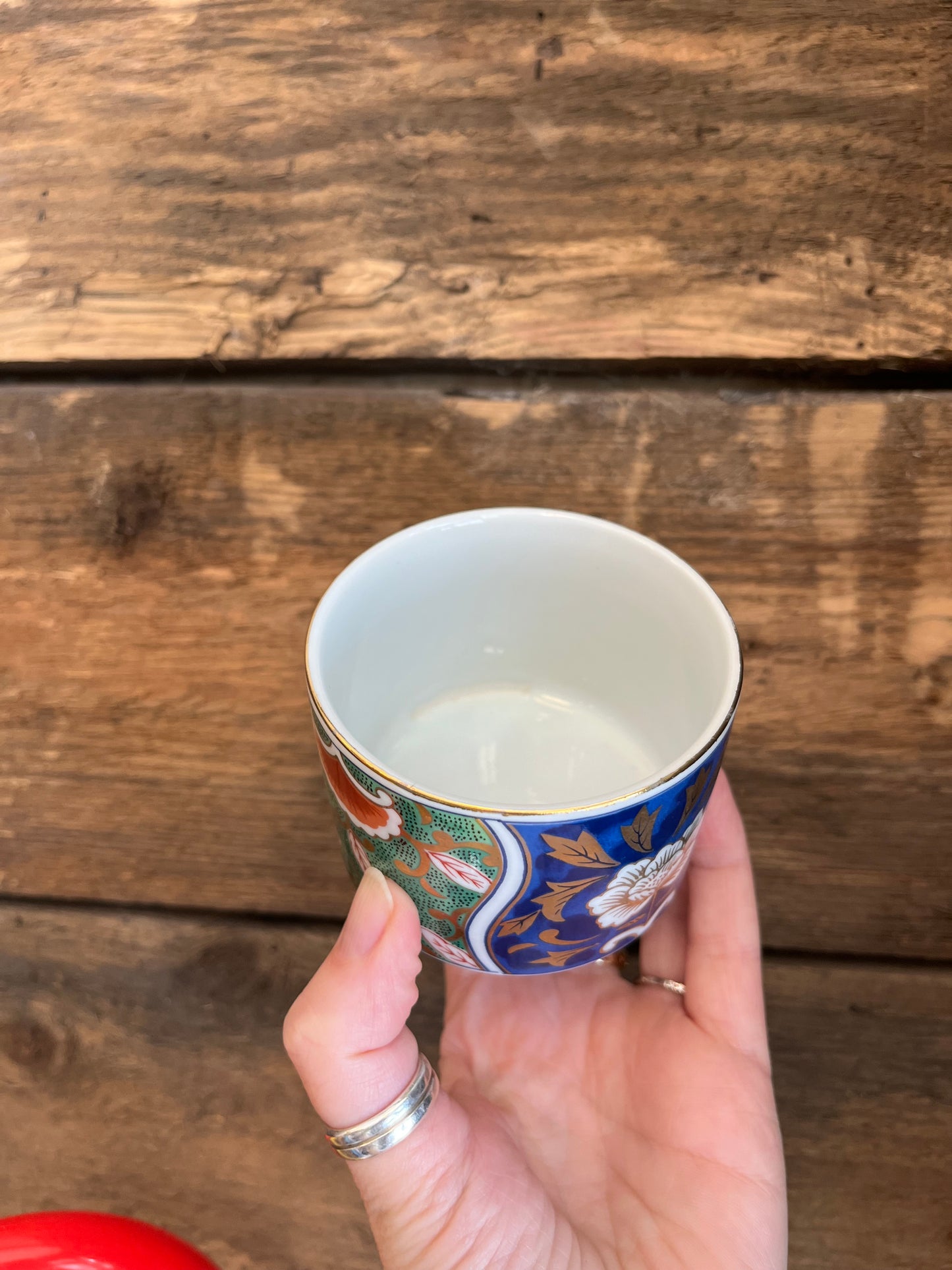 Vintage Japanese tea light holders