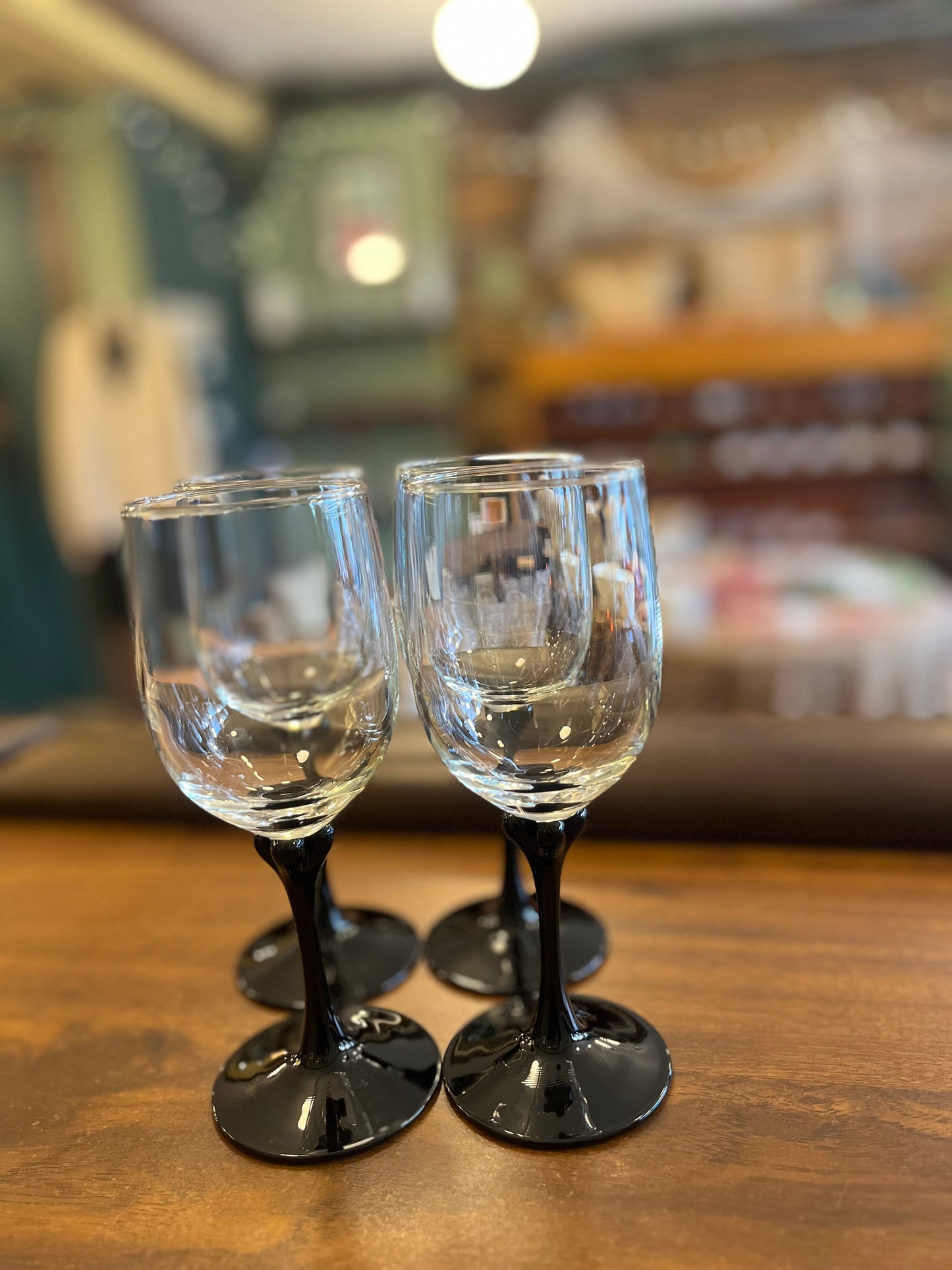 Vintage Luminarc wine glasses