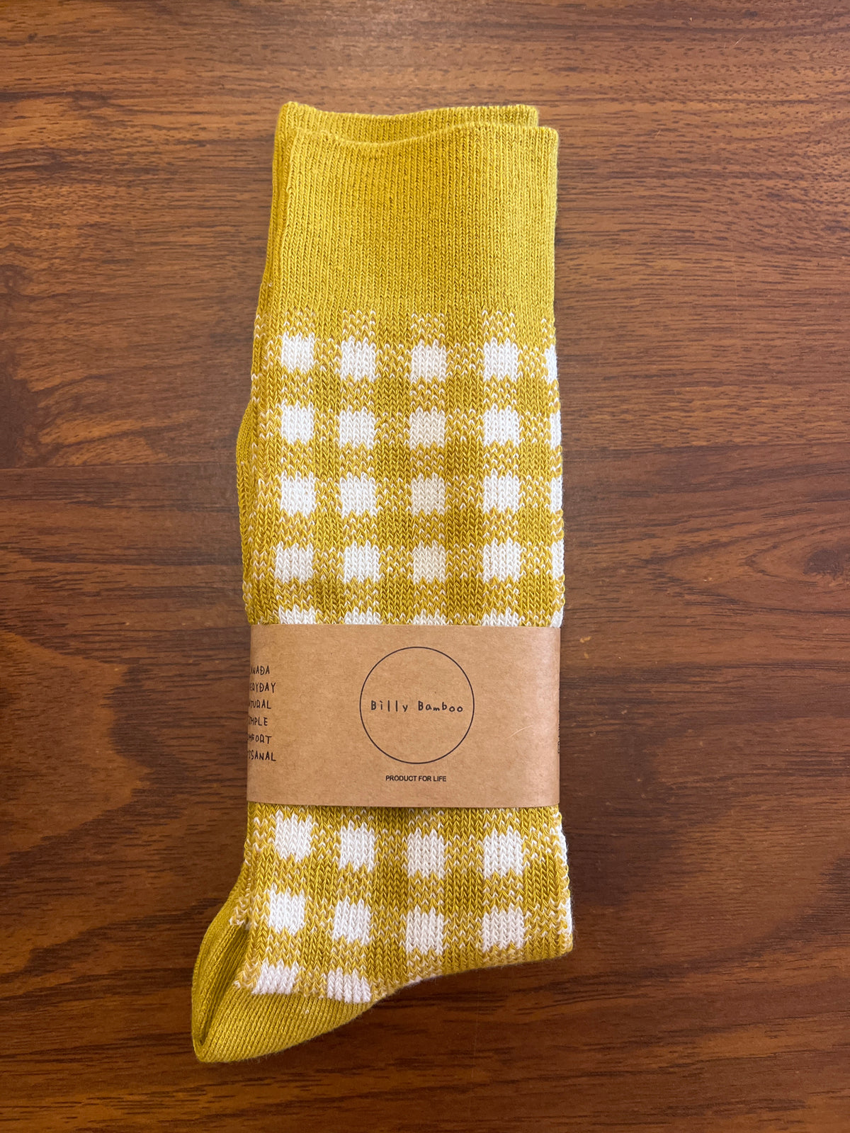 Billy Bamboo Cotswold Gingham Socks