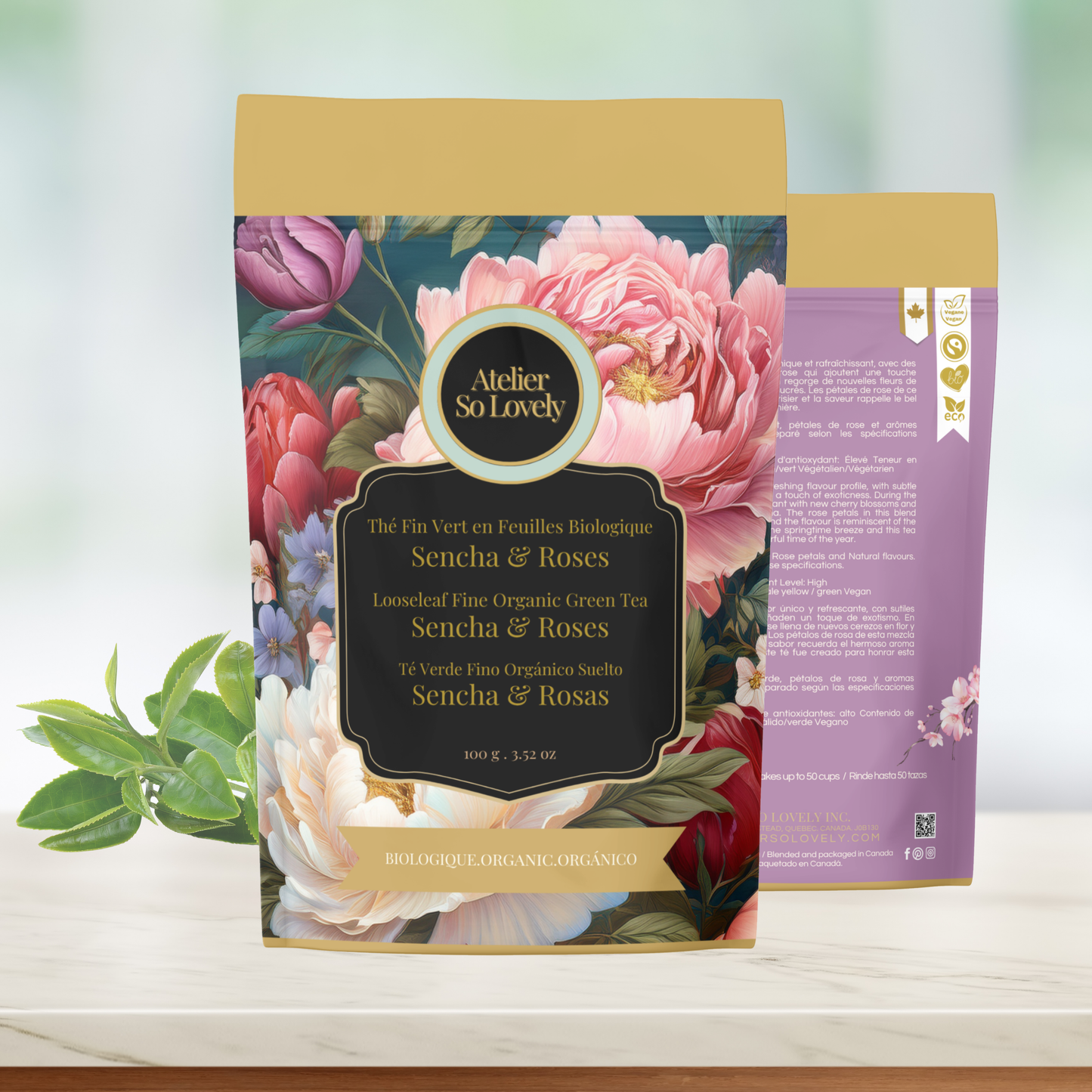 Sencha & Roses