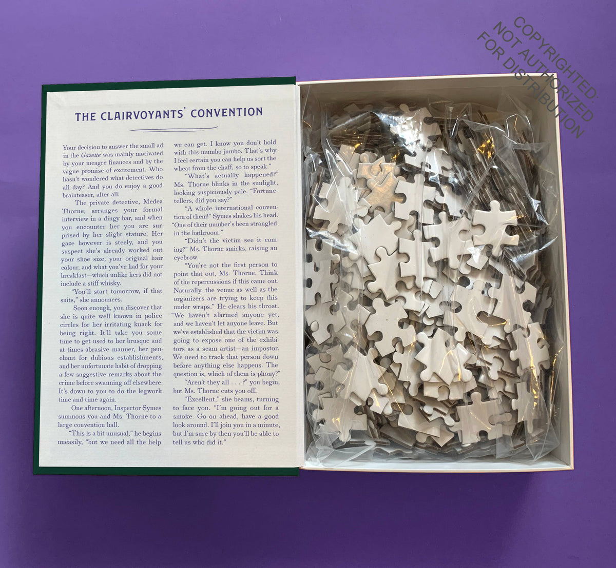 Murder Most Puzzling: The Clairvoyants’ Convention 500-Piece Puzzle