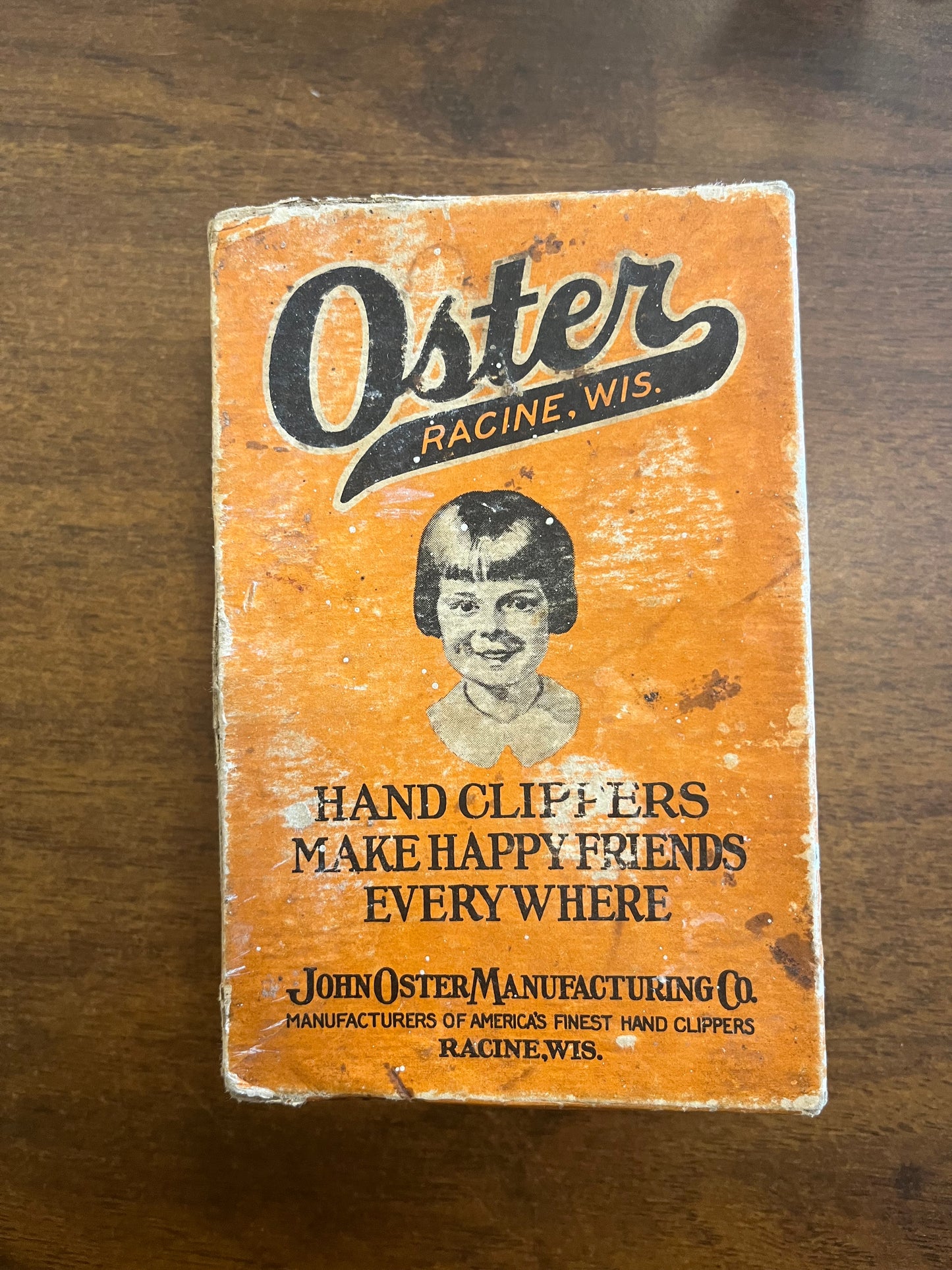 Vintage Oster Hand Clippers in original box