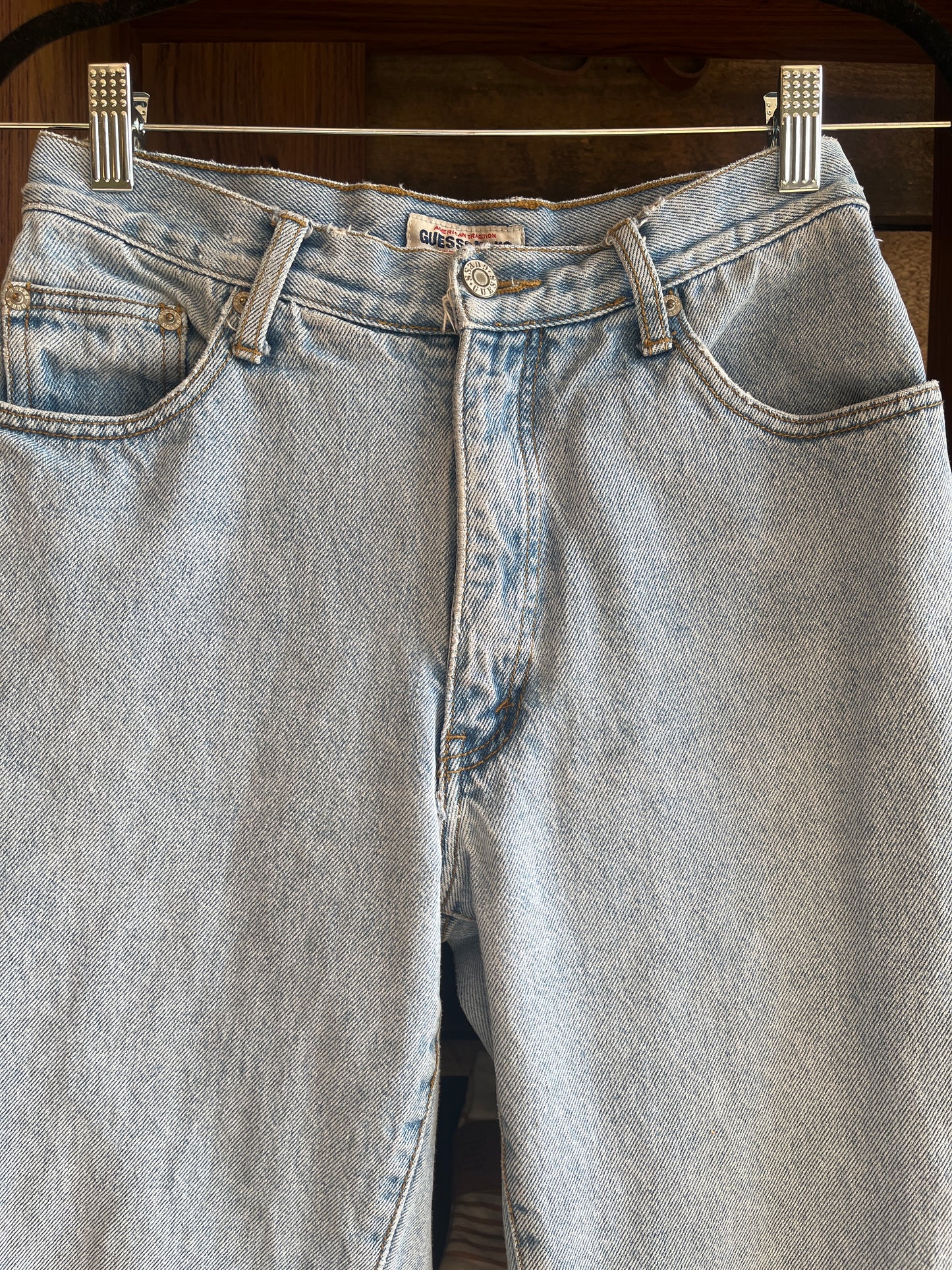 Vintage Guess jeans mid-blue wash, 26” waist