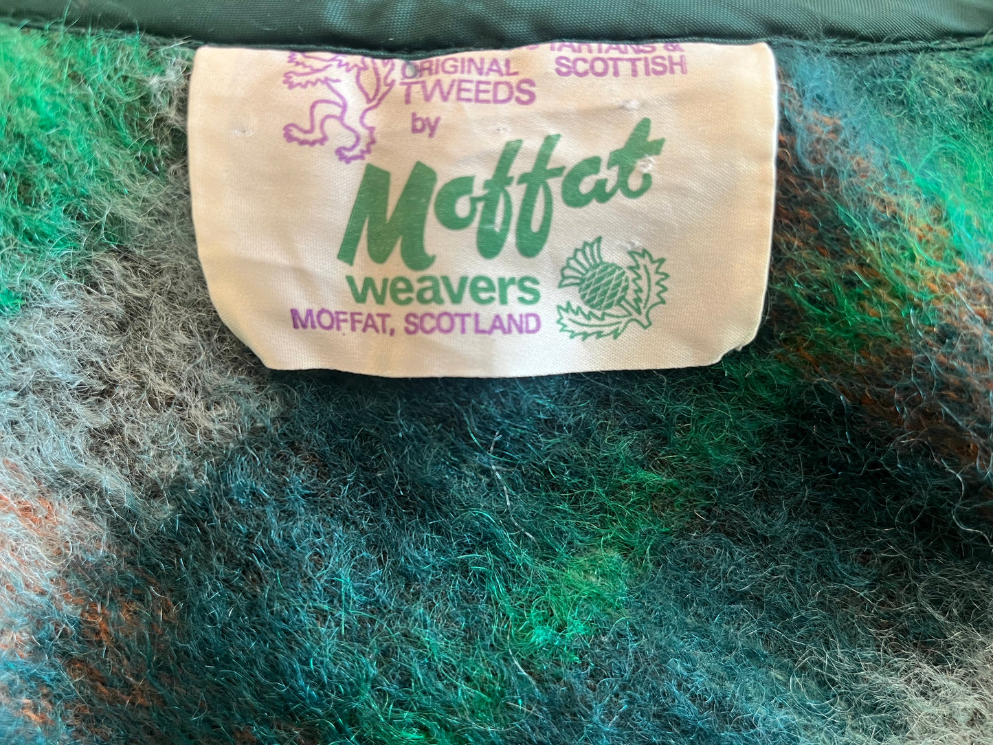 Vintage Moffat wool/mohair cape, s/m