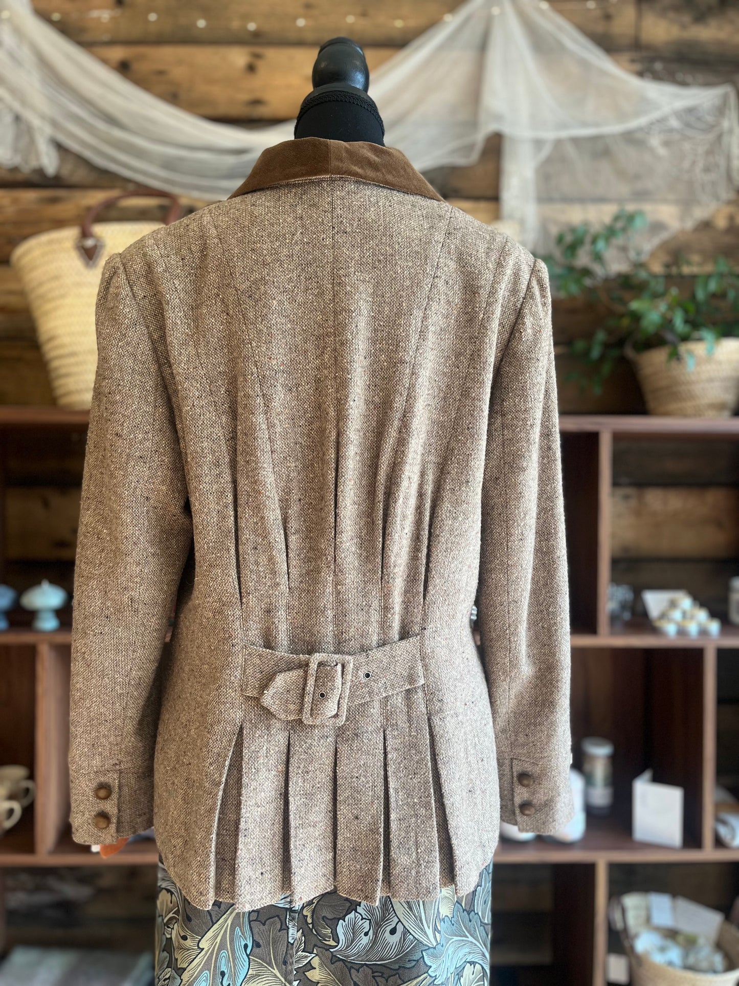 Vintage together brown blazer, medium