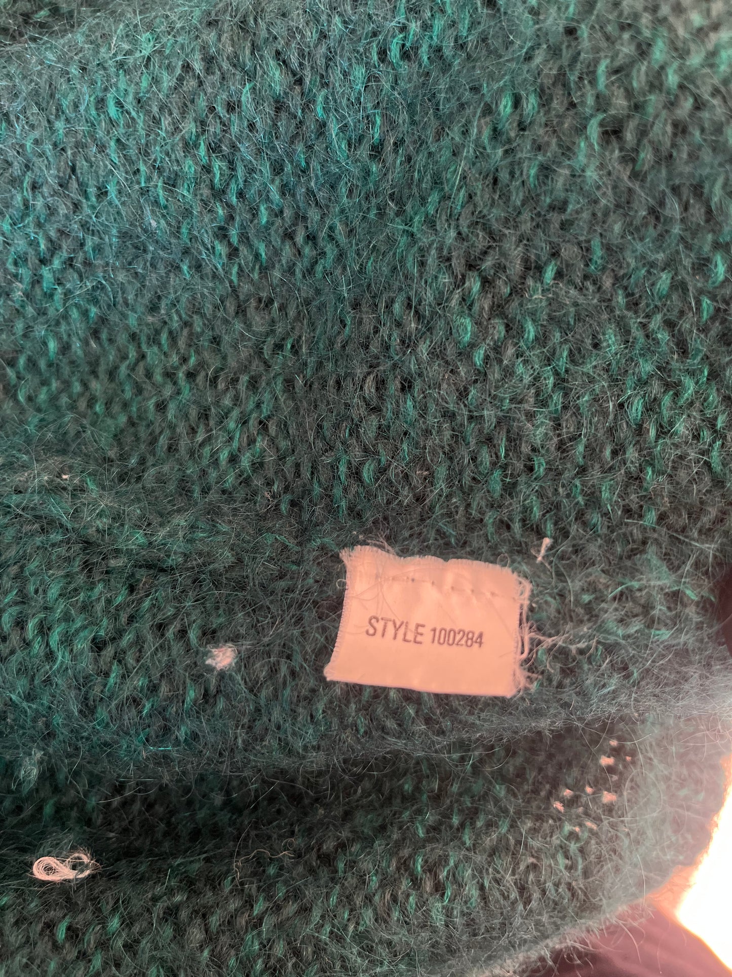 Vintage northern isles emerald green cardigan, large