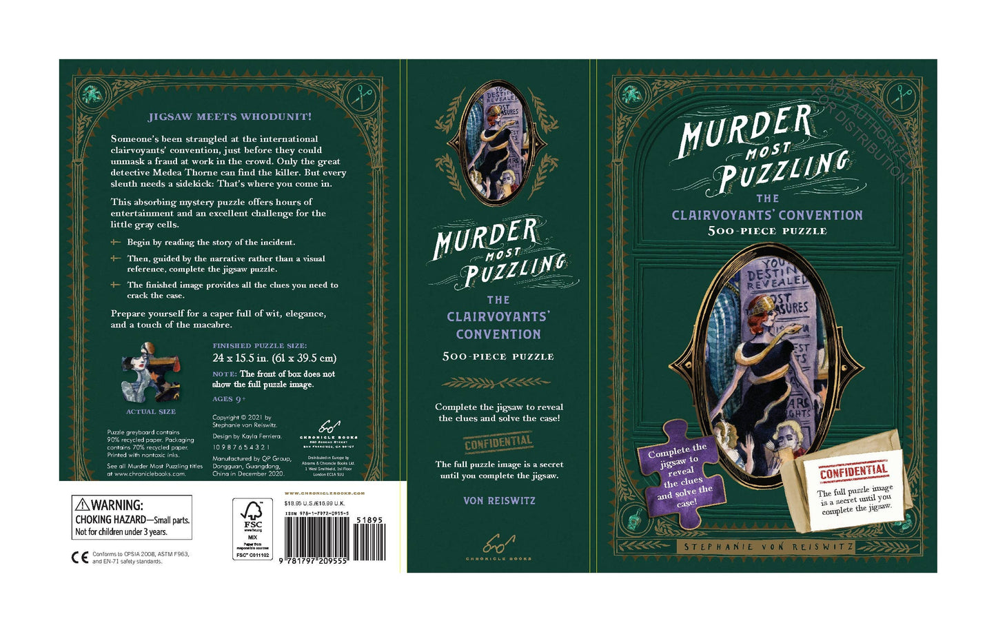 Murder Most Puzzling: The Clairvoyants’ Convention 500-Piece Puzzle