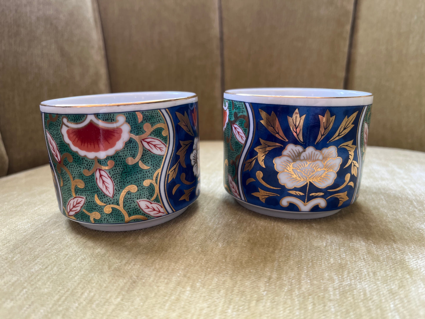 Vintage Japanese tea light holders