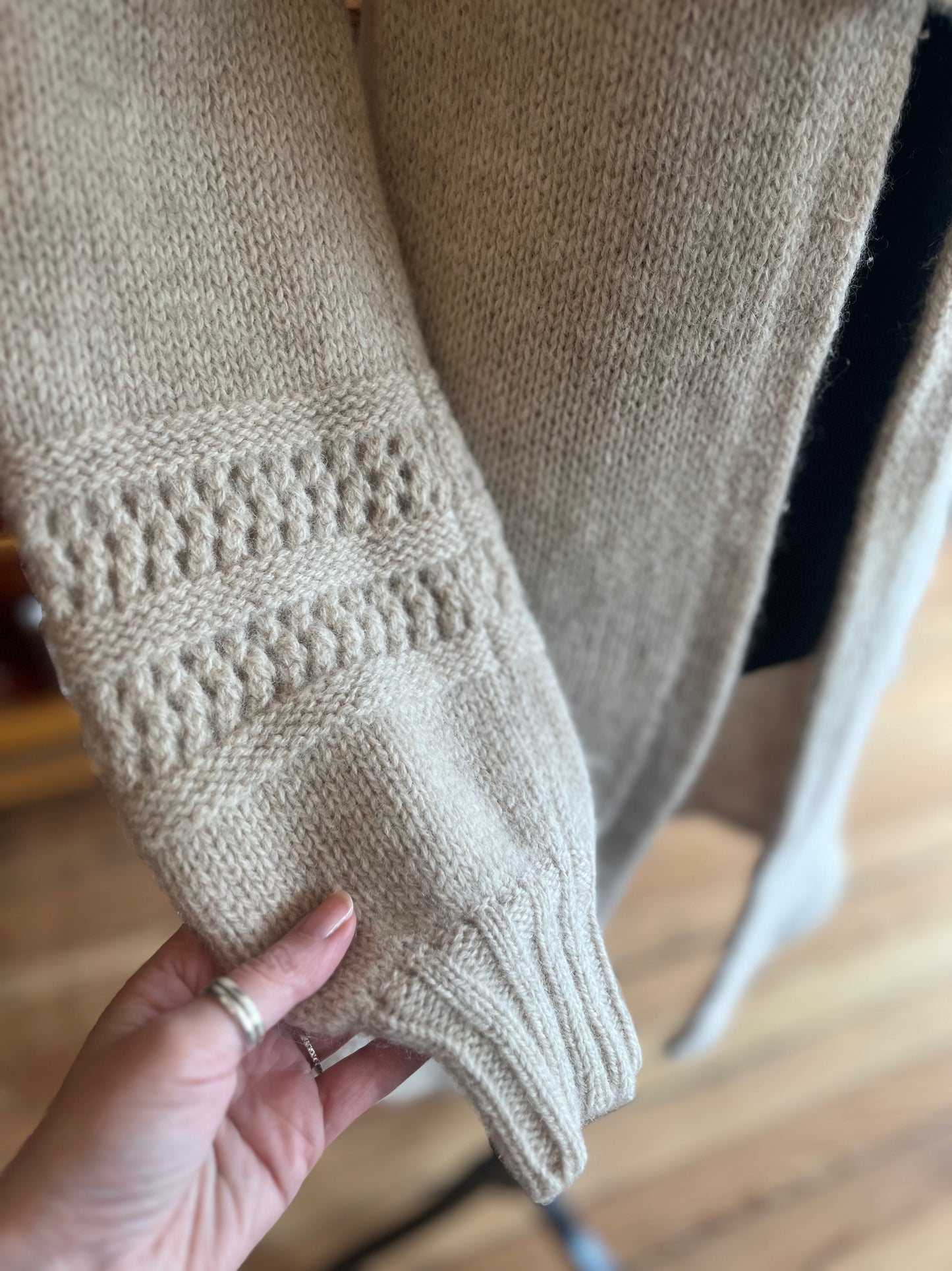 Vintage ‘Spanner’ wool open long jacket, medium