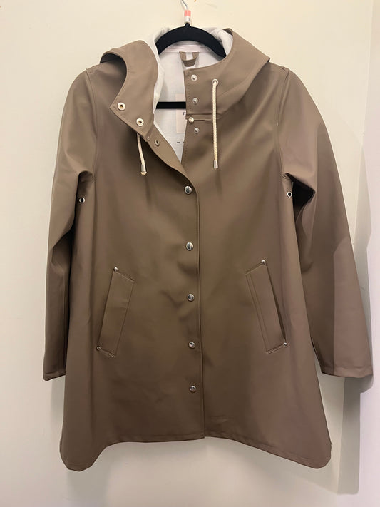 Non vintage Stutterheim beige rain jacket, xs