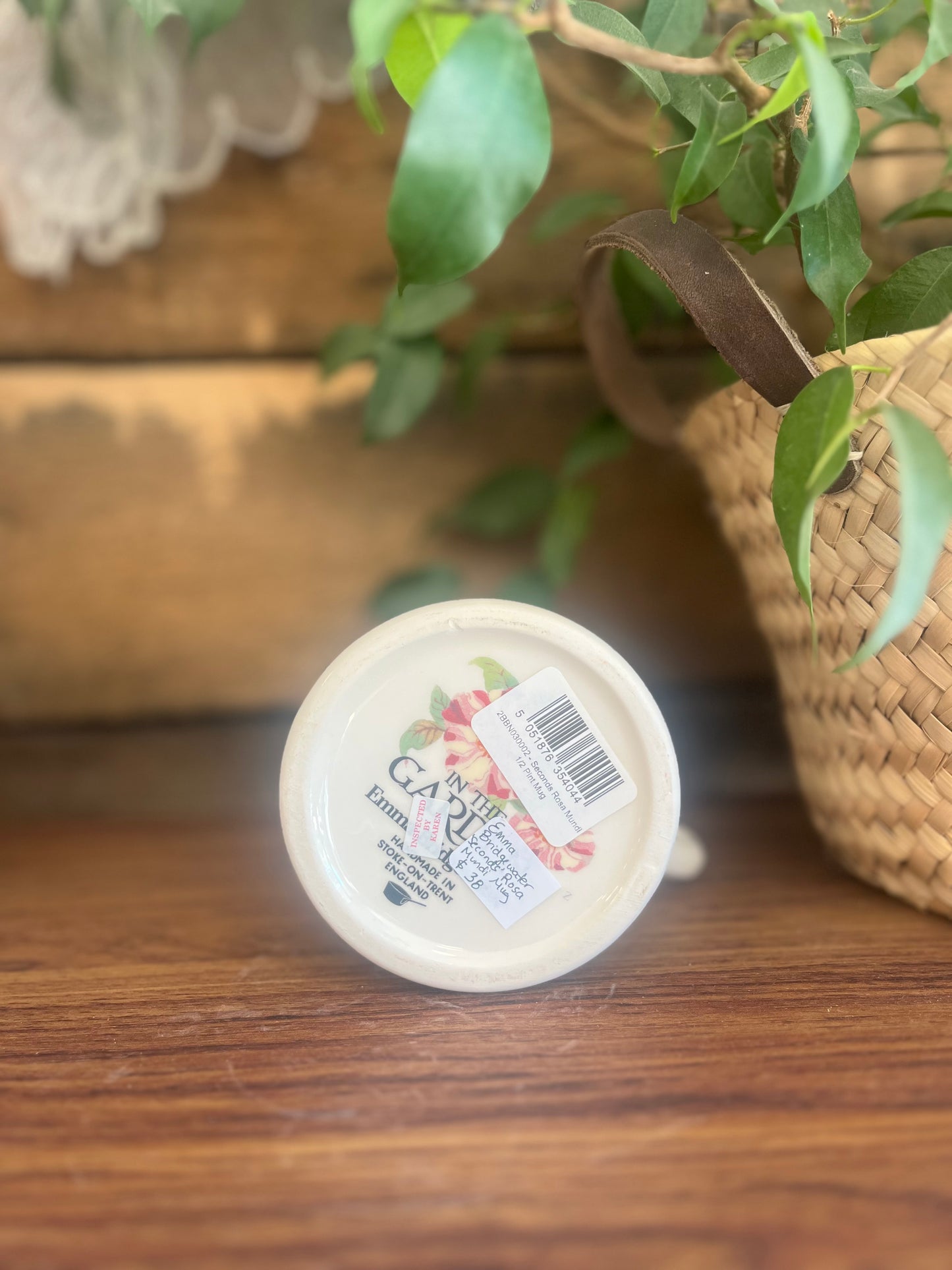 Emma Bridgewater ‘Seconds’ Rosa Mundi mug