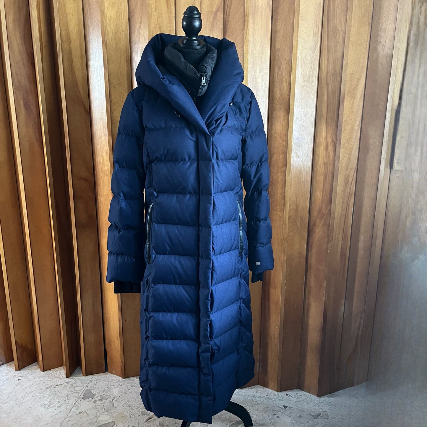 Non-Vintage Soia & Kyo Talyse Navy Puffer Long Down Winter Coat, Large/Extra Large