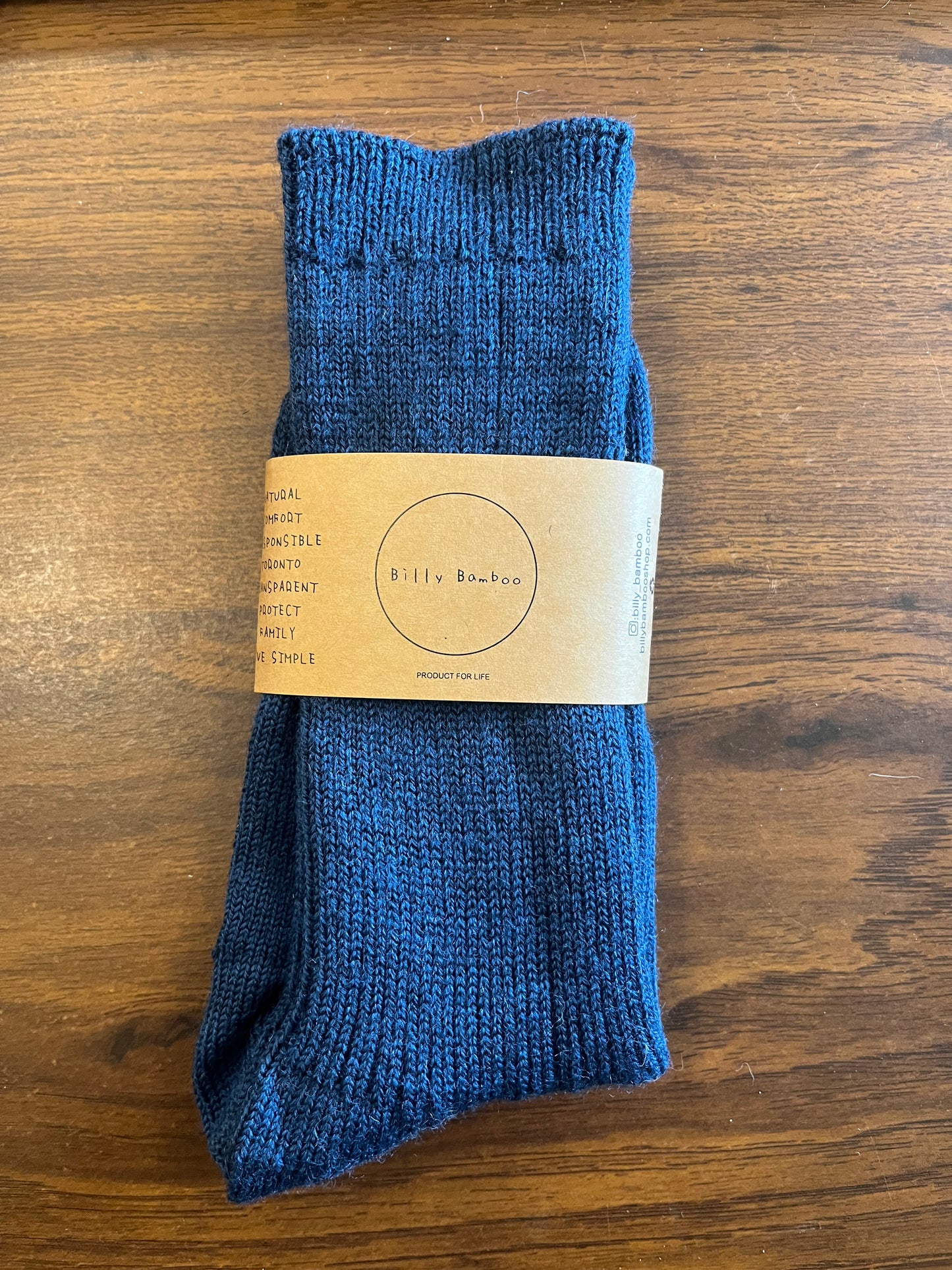 Billy Bamboo Canada merino socks