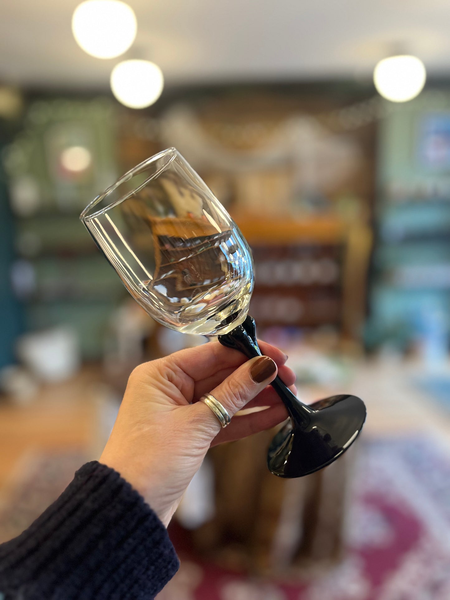 Vintage Luminarc wine glasses