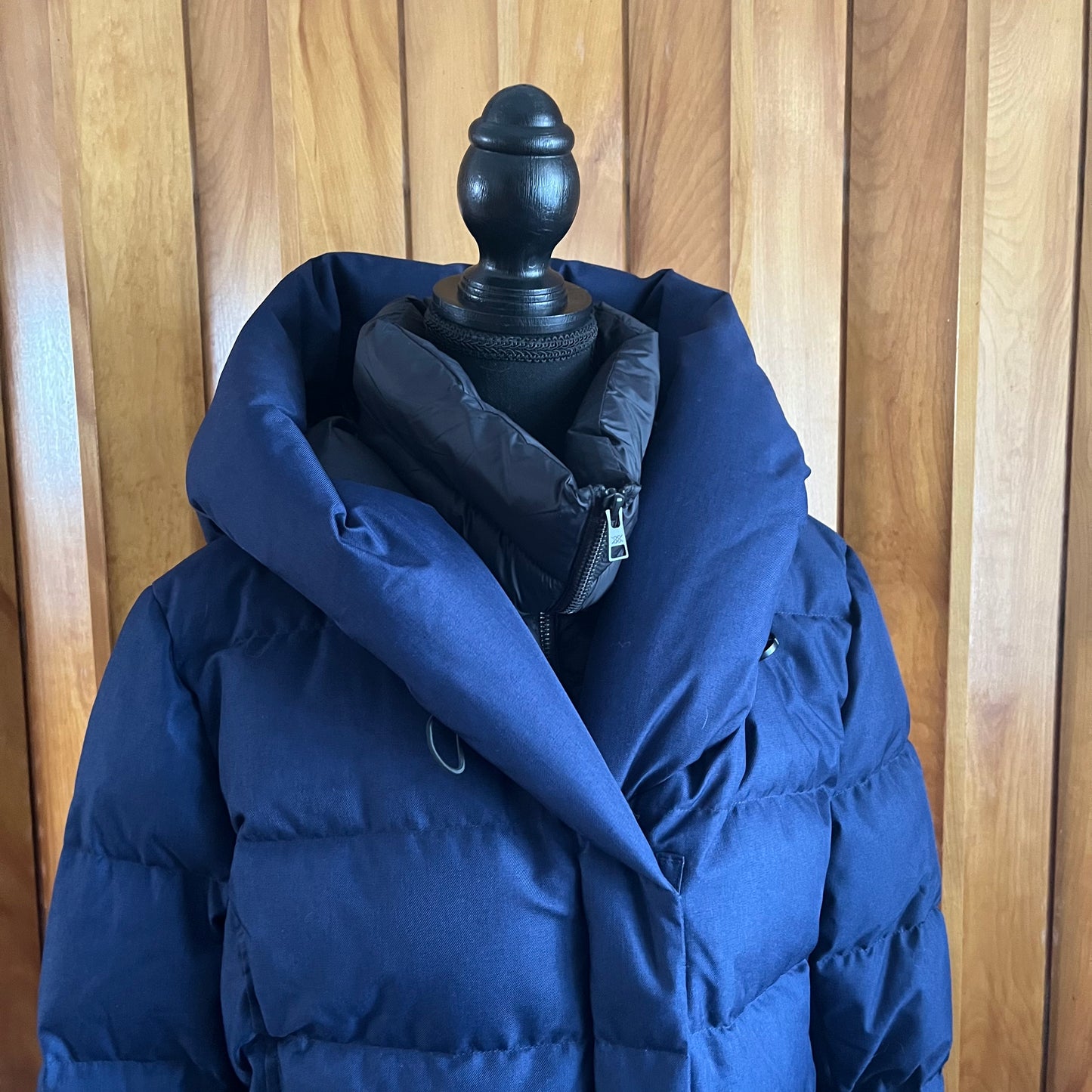 Non-Vintage Soia & Kyo Talyse Navy Puffer Long Down Winter Coat, Large/Extra Large