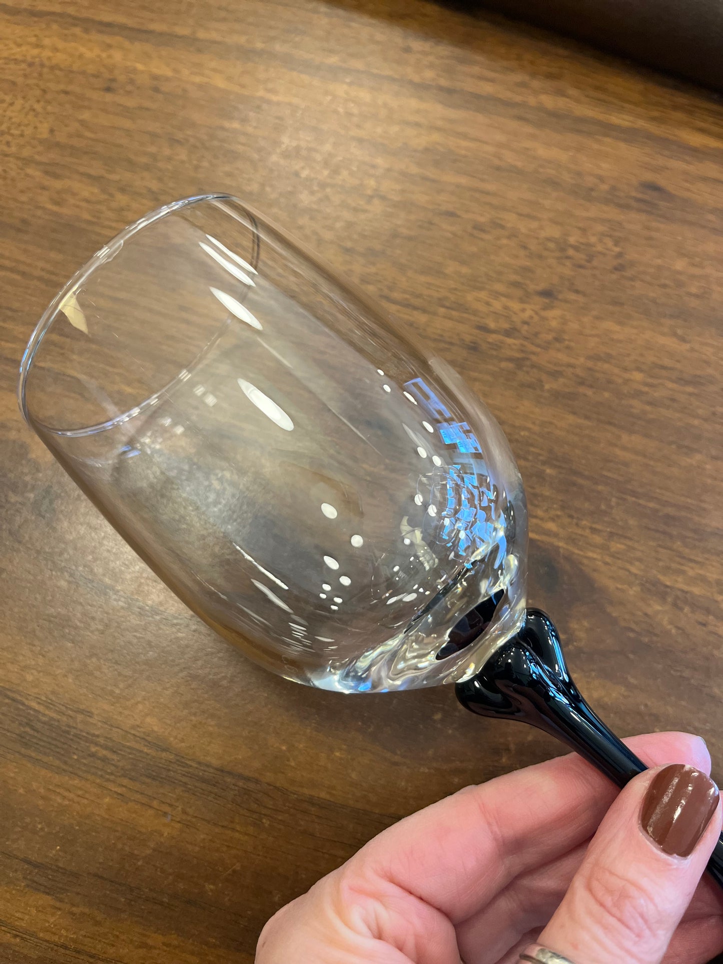 Vintage Luminarc wine glasses