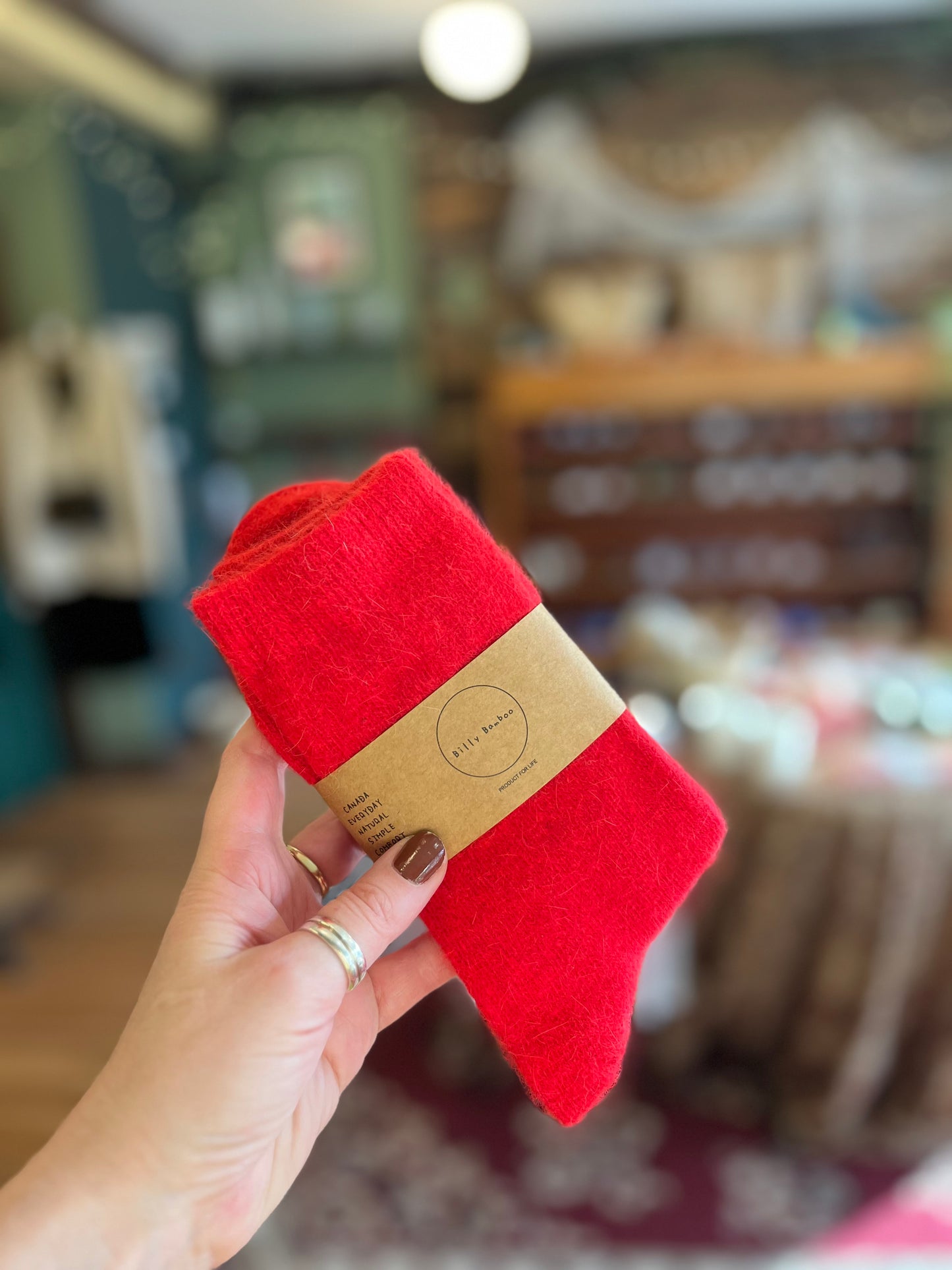 Billy Bamboo fluffy angora socks