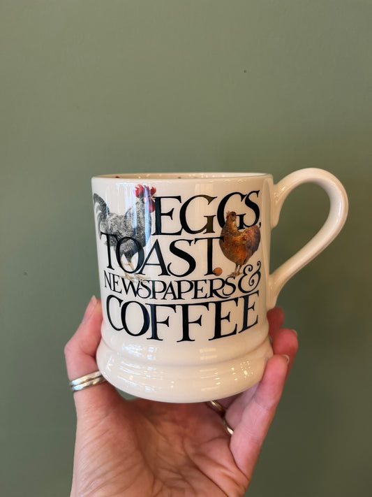 Emma Bridgewater Eggs & Toast Mug, seconds