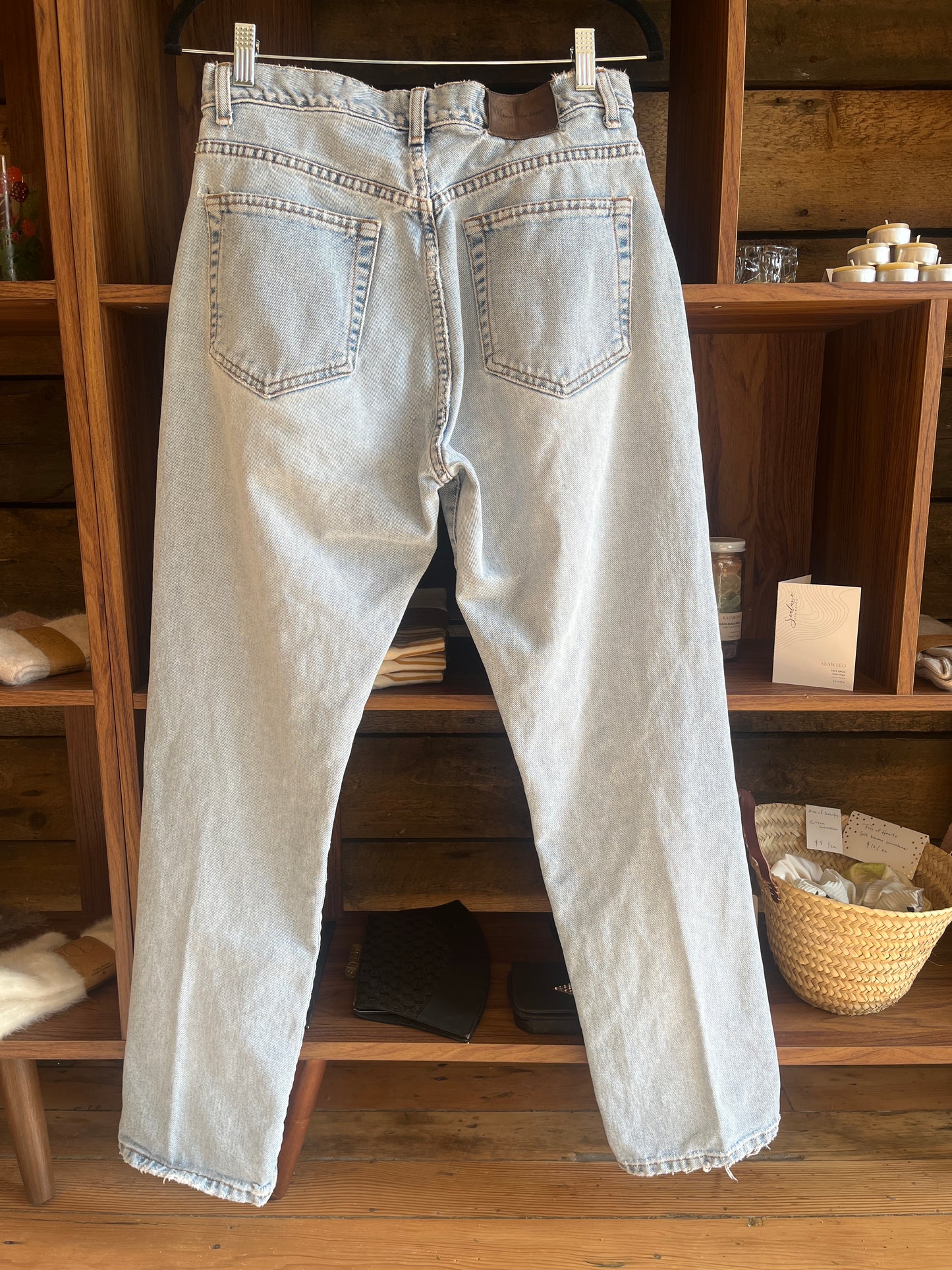 Vintage 90s light wash Calvin Klein jeans, medium, 30” waist