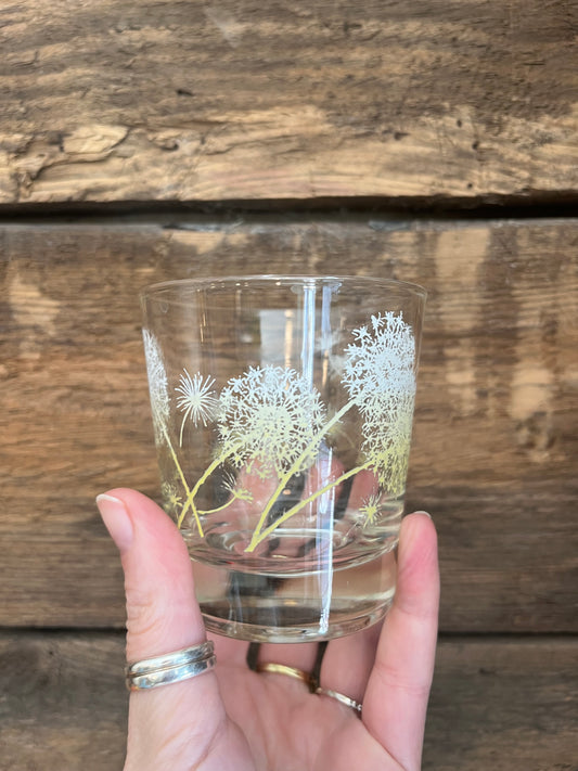 Vintage dandelion tumblers