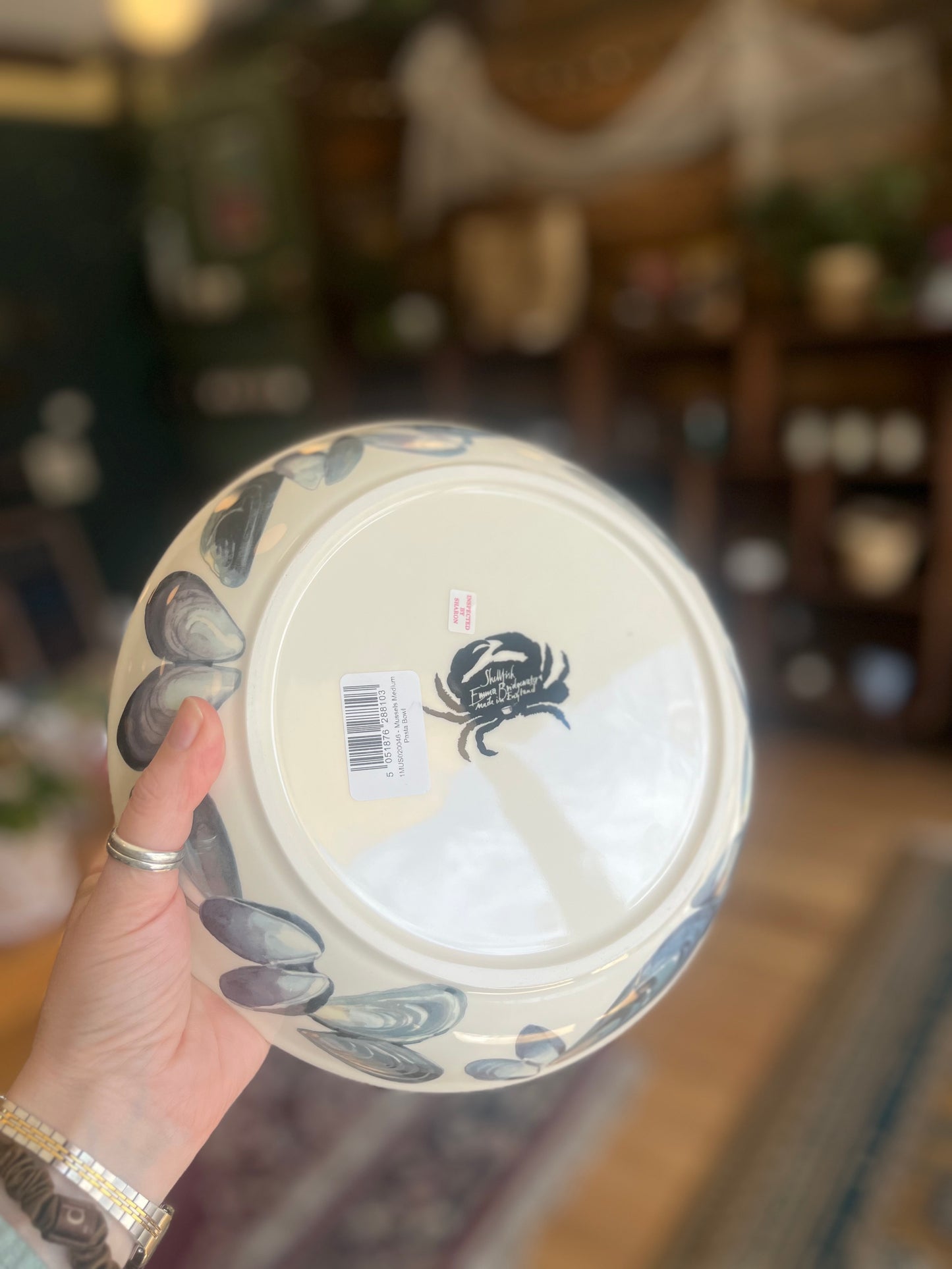 Emma Bridgewater Mussels medium pasta bowl
