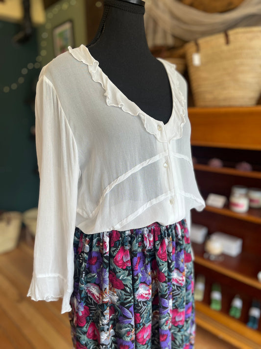 Putumayo Sheer Rayon Blouse, med