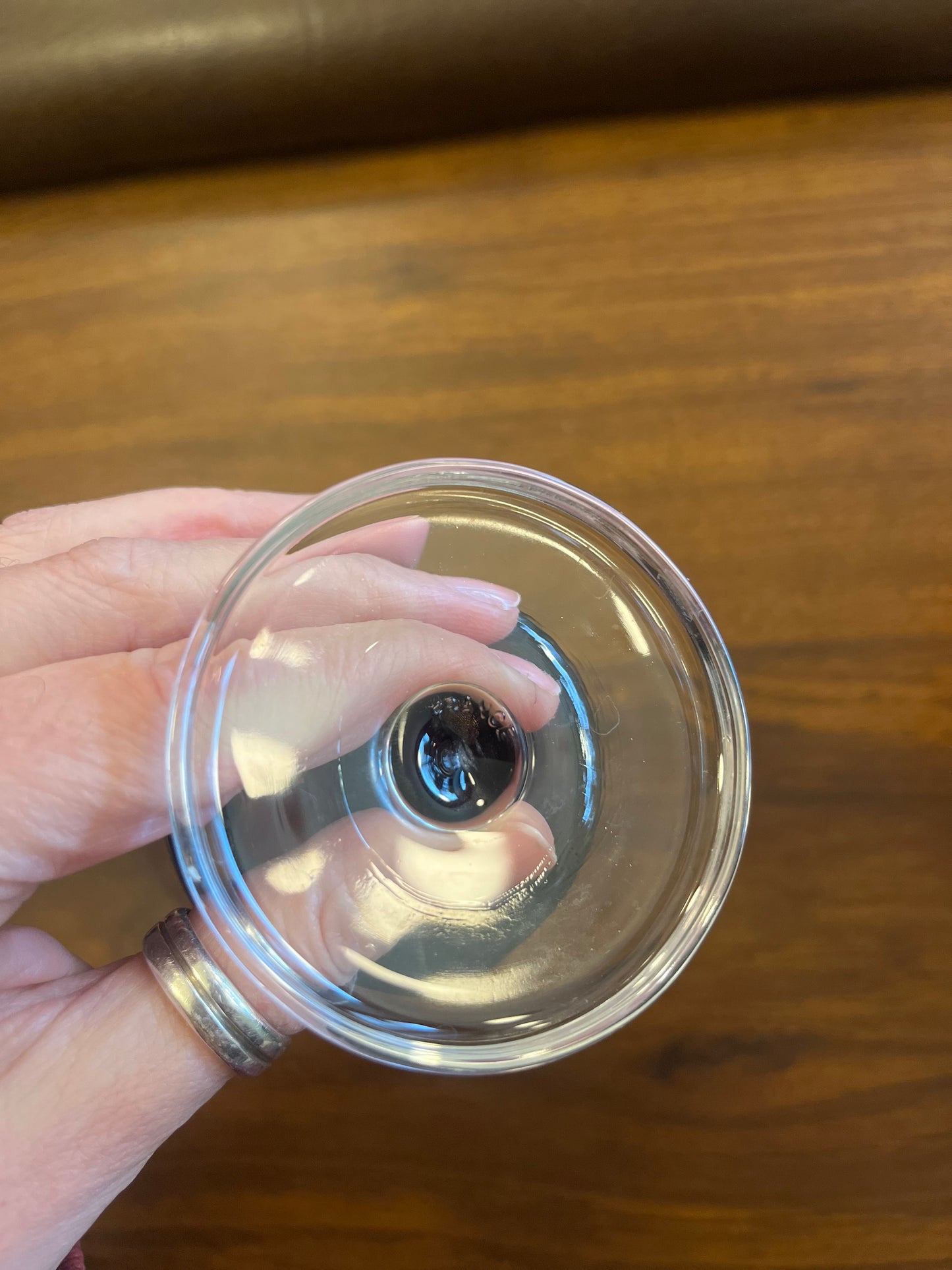 Vintage Ruby Red Wine Glasses