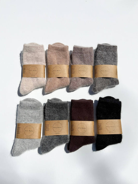 Billy Bamboo fluffy angora socks