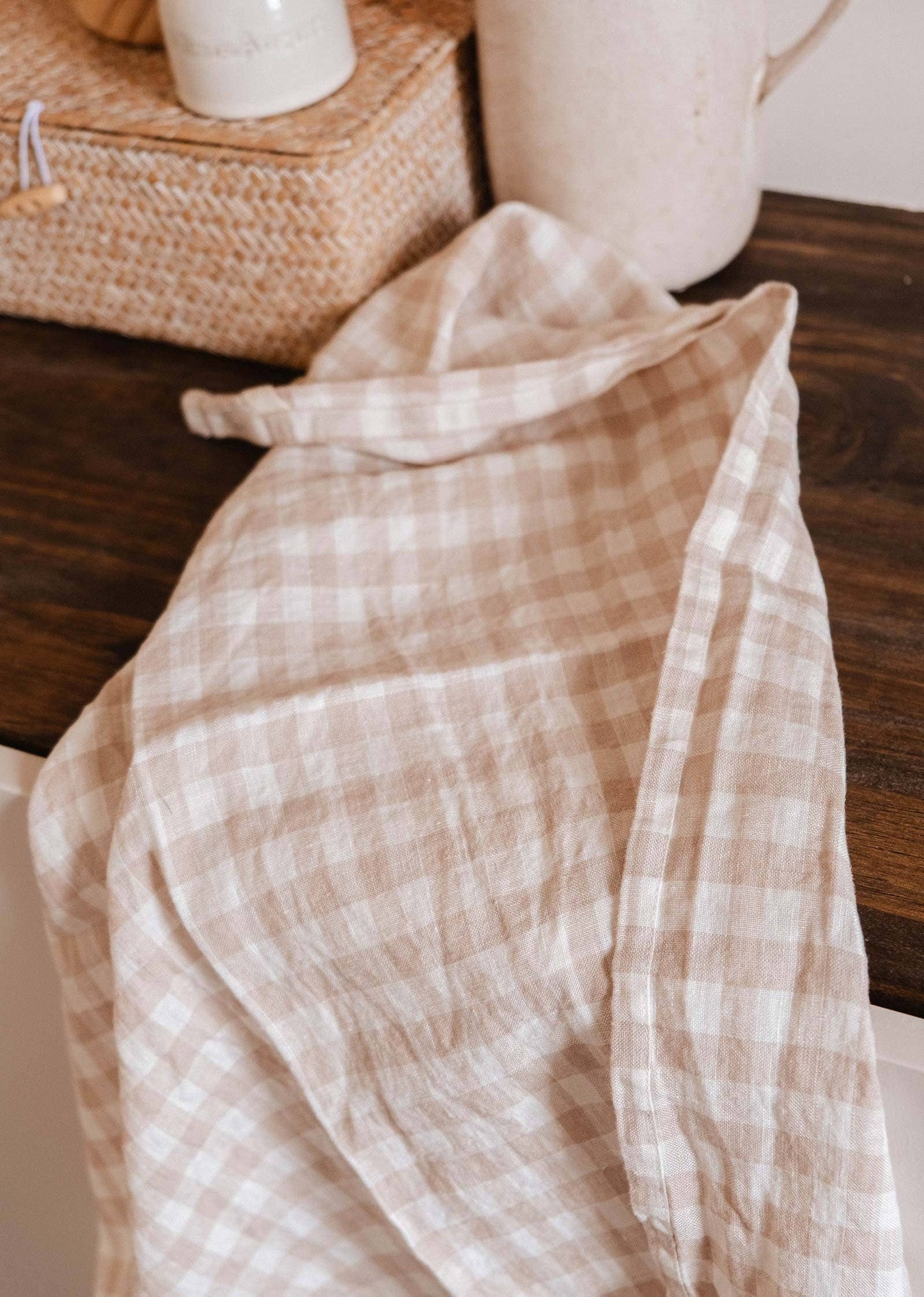 The Quiet Cloth – Tea Towel in Soft Linen