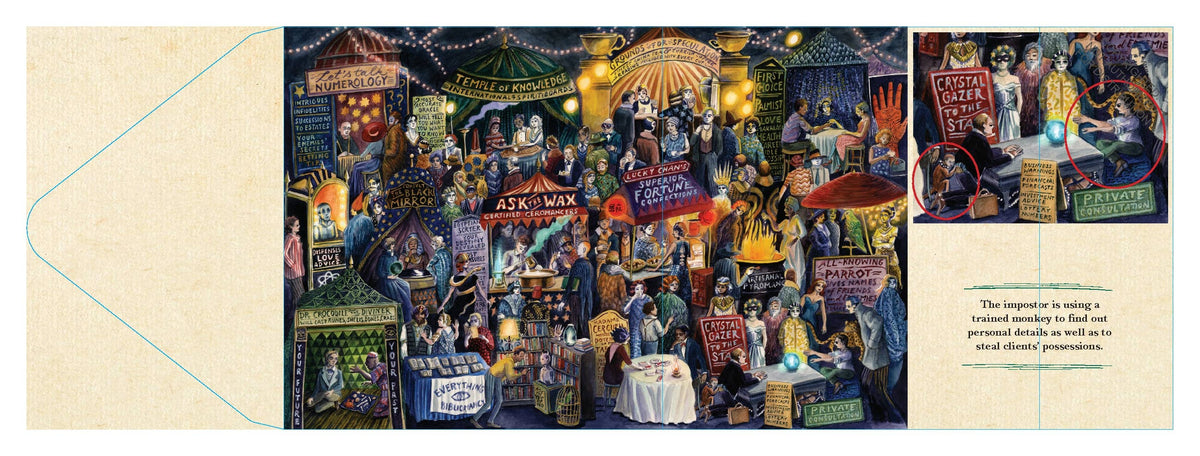 Murder Most Puzzling: The Clairvoyants’ Convention 500-Piece Puzzle