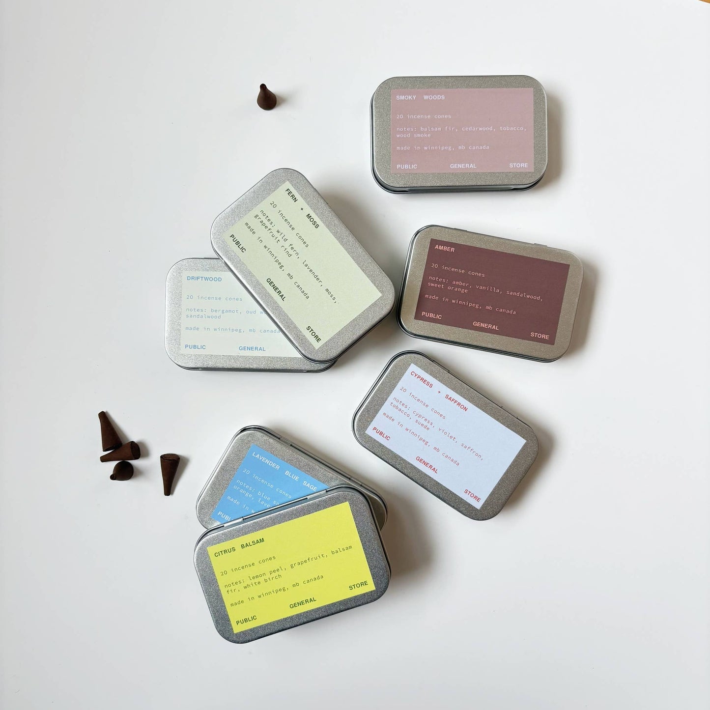 Amber Incense Cones