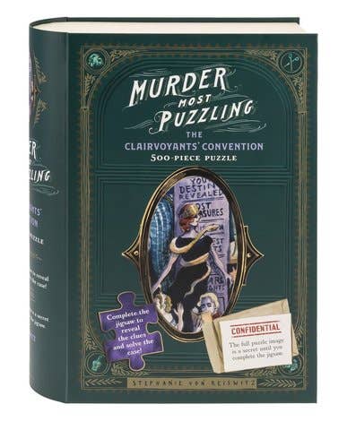 Murder Most Puzzling: The Clairvoyants’ Convention 500-Piece Puzzle
