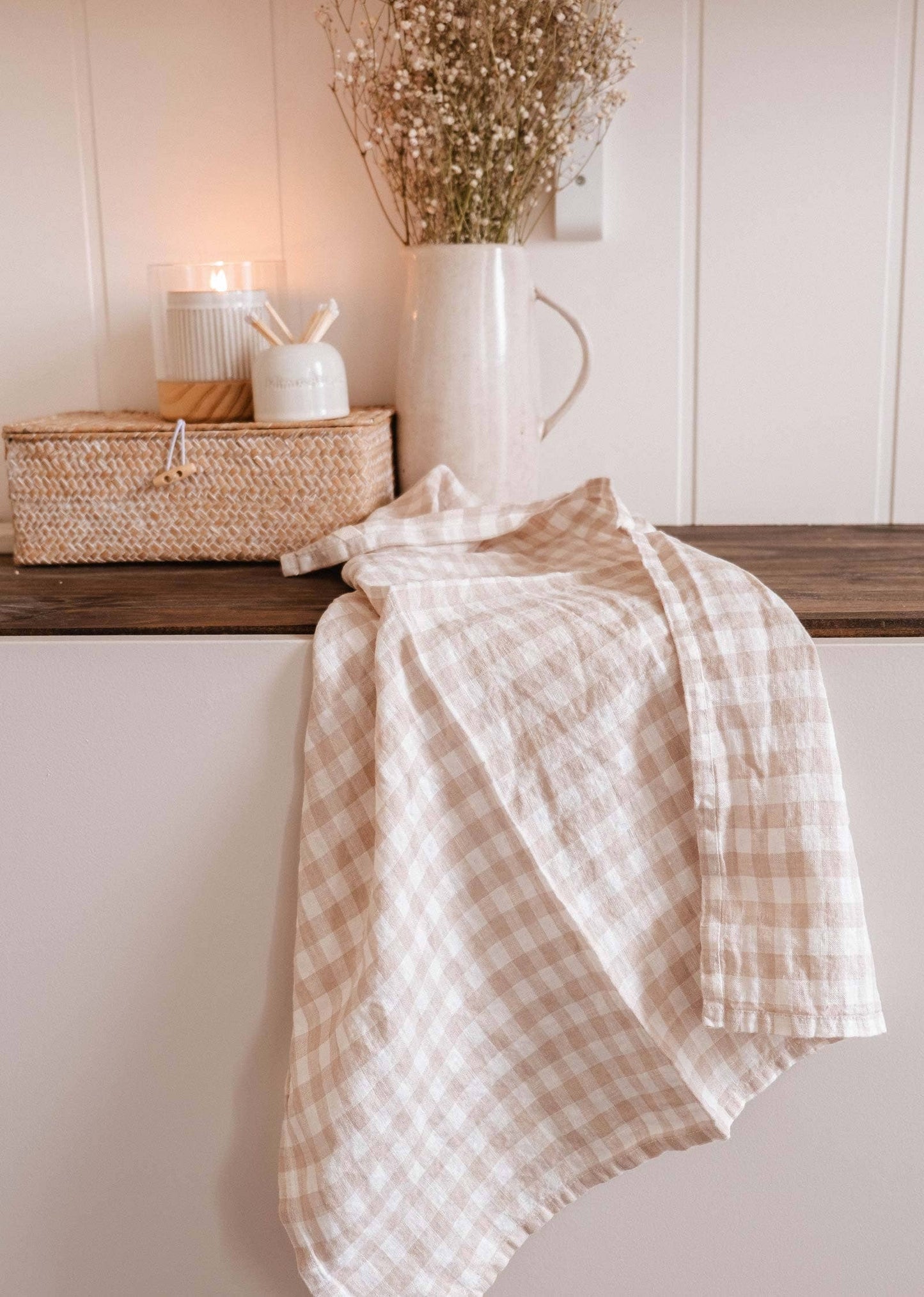 The Quiet Cloth – Tea Towel in Soft Linen