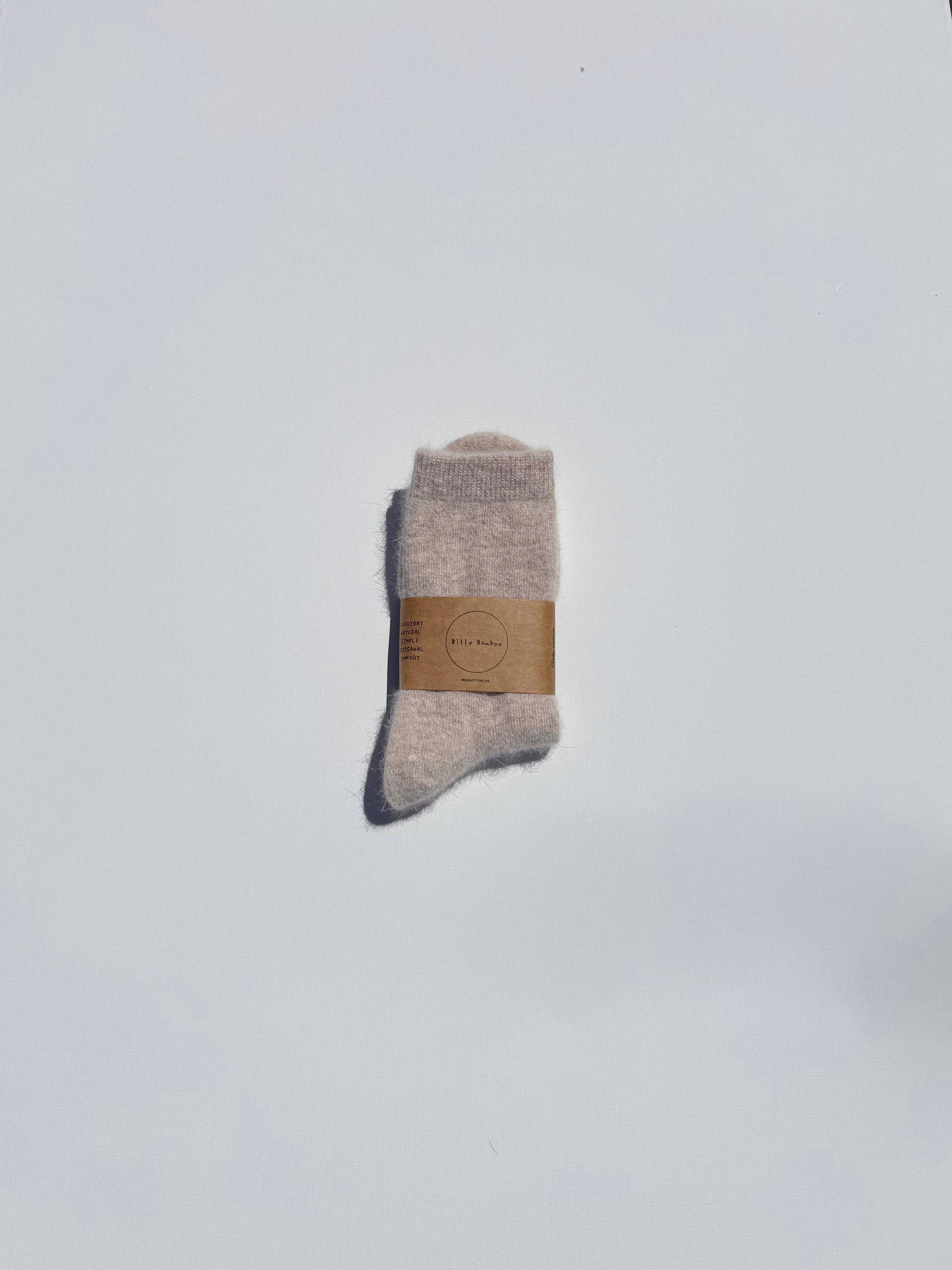 Billy Bamboo fluffy angora socks