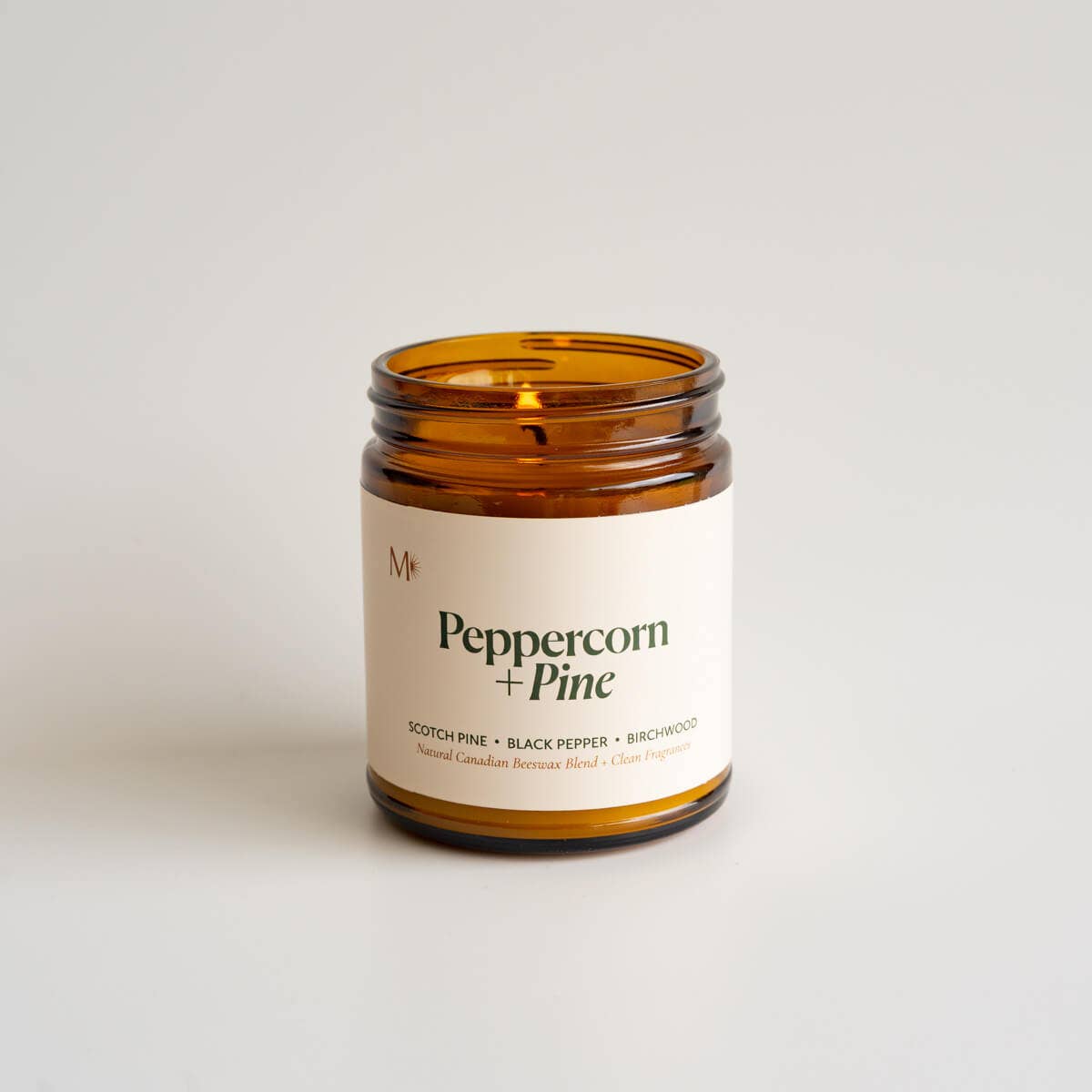 Peppercorn + Pine | Canadian Beeswax Candle
