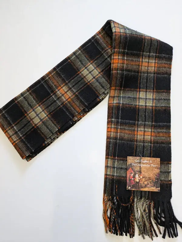 Guy Fawkes Lambswool Tartan Scarf