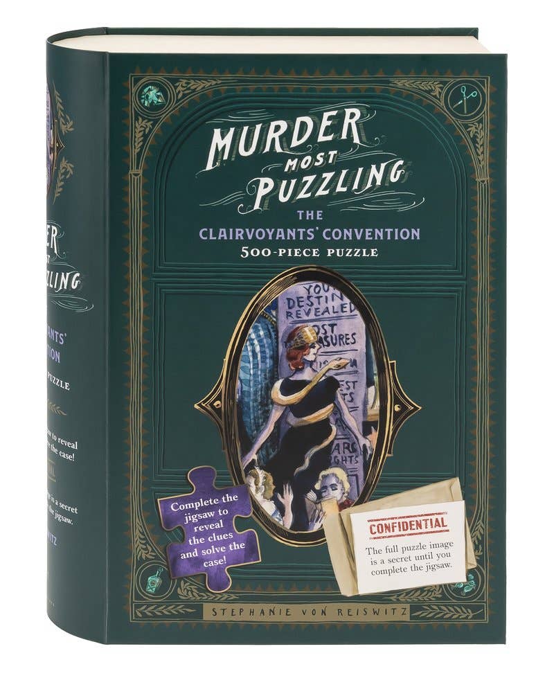 Murder Most Puzzling: The Clairvoyants’ Convention 500-Piece Puzzle