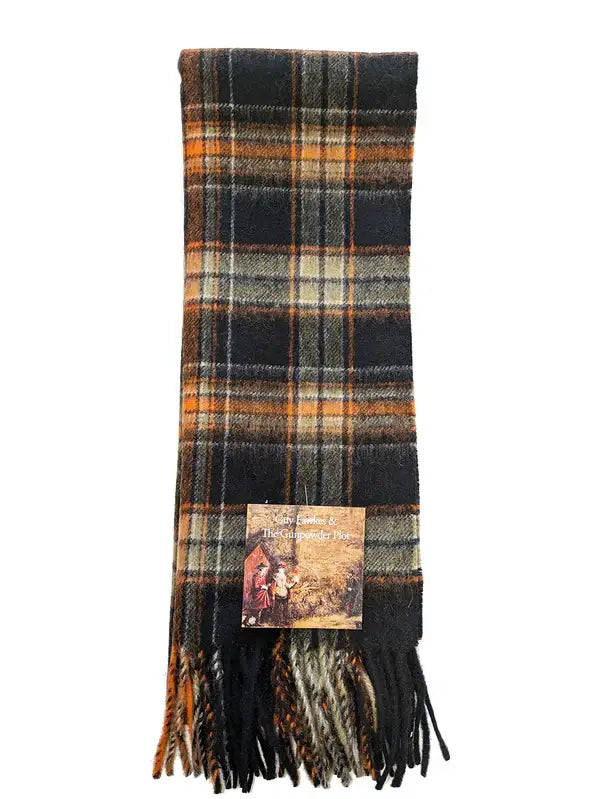 Guy Fawkes Lambswool Tartan Scarf